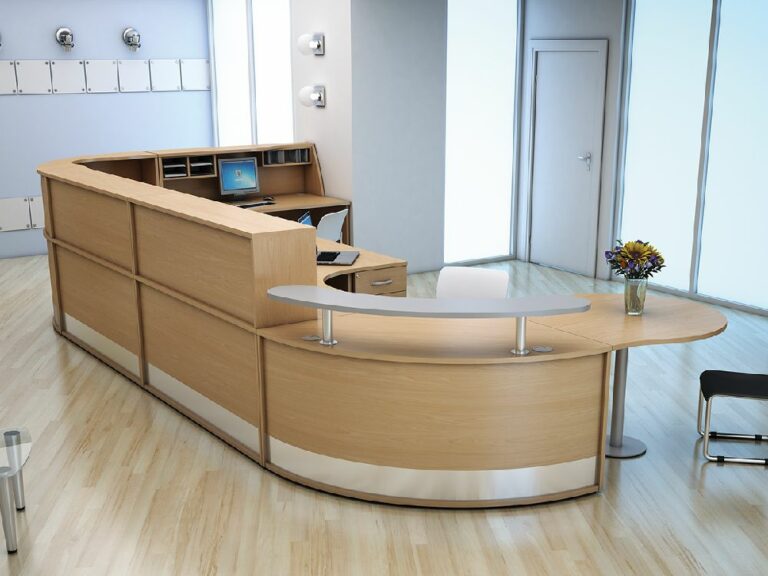 Curved Reception Desks Auraa Design