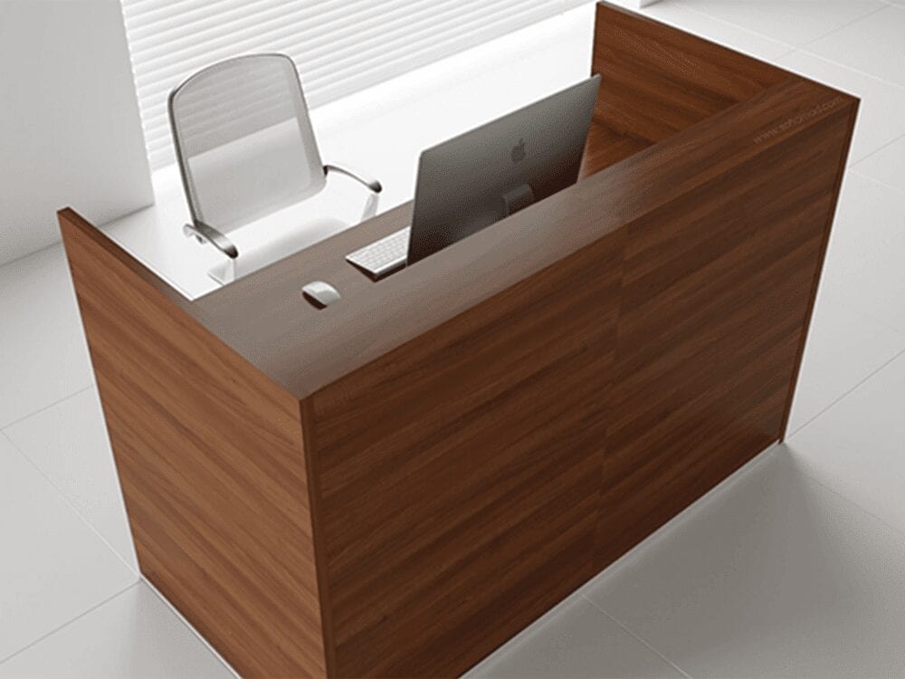 Buy Andreas 1 – Straight Reception Desk | Auraa Design