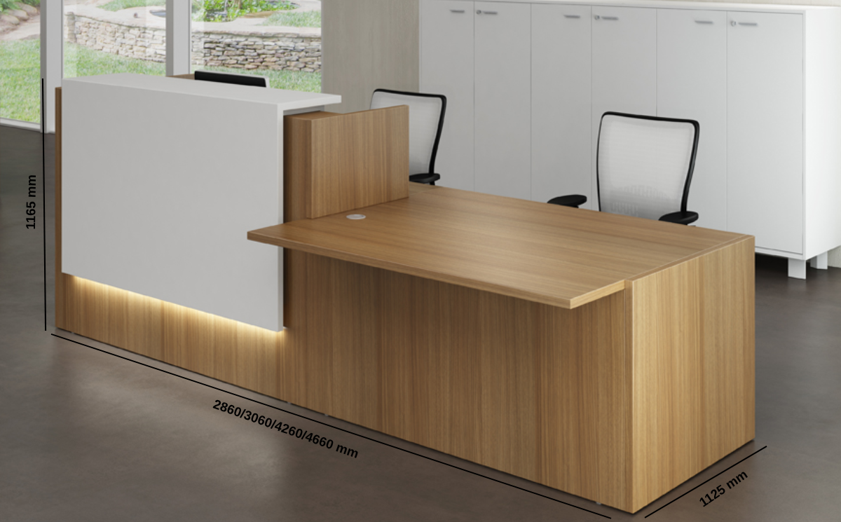 Nero 1 – Reception Desk With Dda Approved Wheelchair Access Size Img