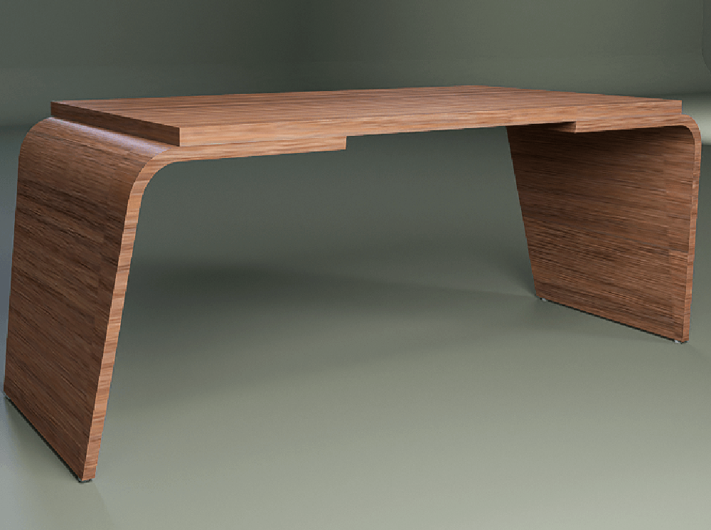 Oxford 3 – Wood Finish Executive Desk With Optional Return And Leather Pad 11 Img
