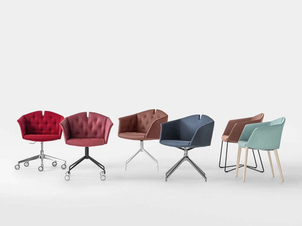 Jett – Armchair In Multicolour With Various Base 1