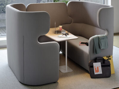 Tokyo High Back 2, 4 And 6 Person Soundproof Pod With Optional Table