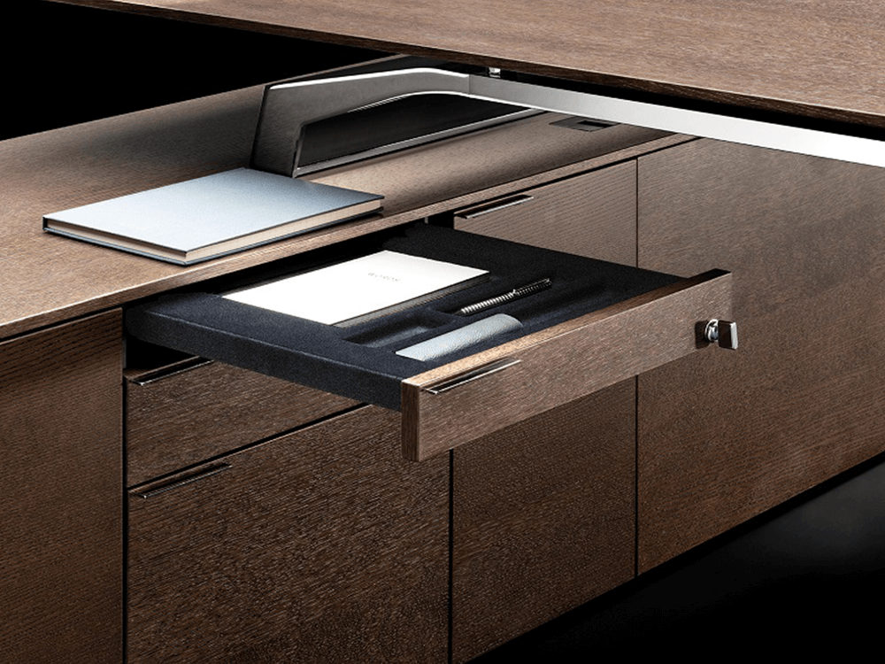 Futura – Modern Black Executive Desk 5