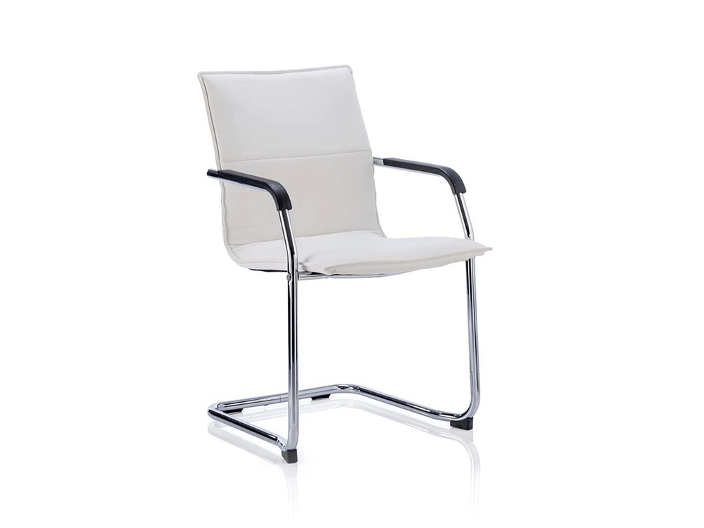 Echo – Leather Cantilever Visitor Chair