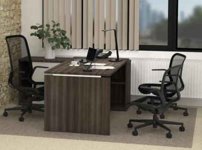 Aldon 1 – Curved Rectangular Executive Desk With Optional Credenza Unit 02 Img