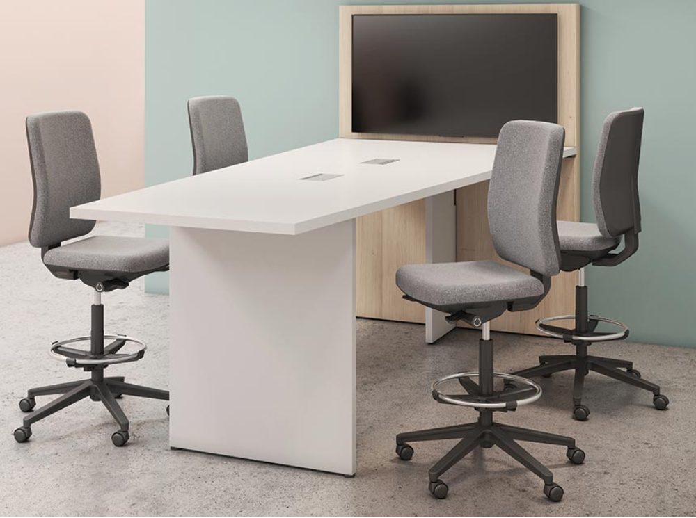 Italo – Meeting Table With Media Wall And Panel Legs 01 Img