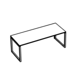 Small Rectangular Shaped Table (4 and 6 Person - H 740)