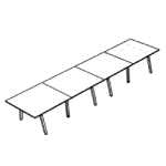 Large Rectangular Shape Table (14 and 18 Persons)