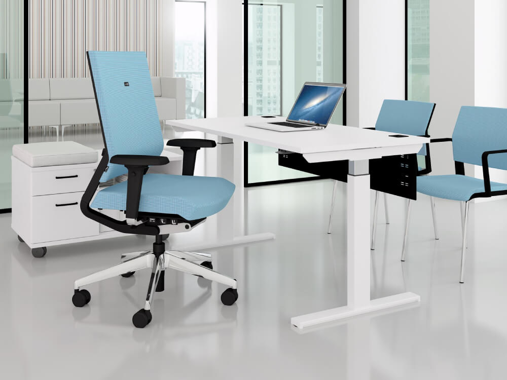 Eadric 1 – Executive Desk In Fixed Height Adjustable Leg With Optional Modesty Panel & Storage Unit 5