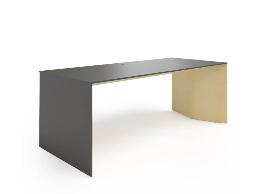 Fabron Executive Desk With Panel Legs Main Image