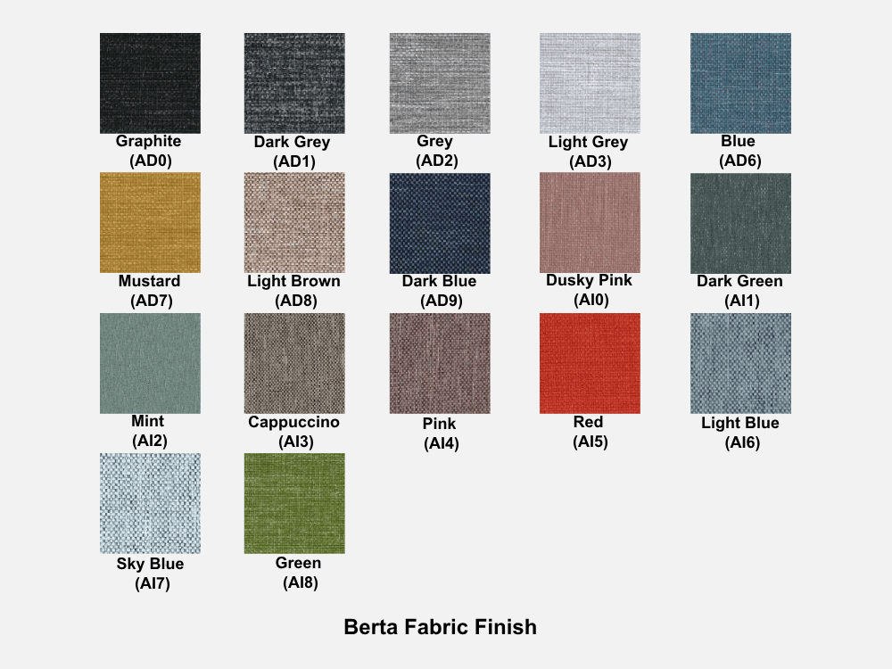 Berta Fabric Finish