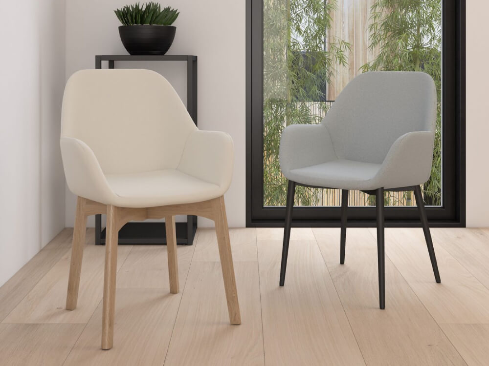 Mattia – Meeting And Visitor Chair With Leg Options 3