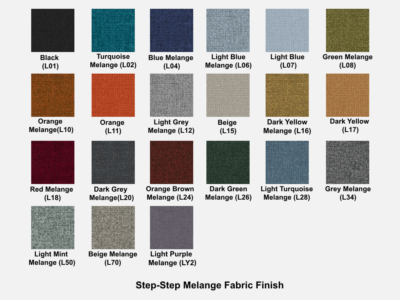 Step Step Melange Fabric Finish