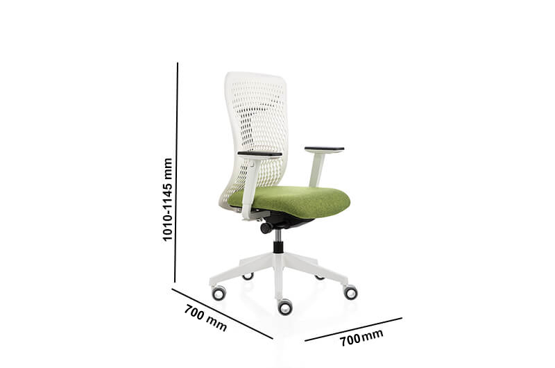 Anete – Mesh High Backrest Task Chair Size