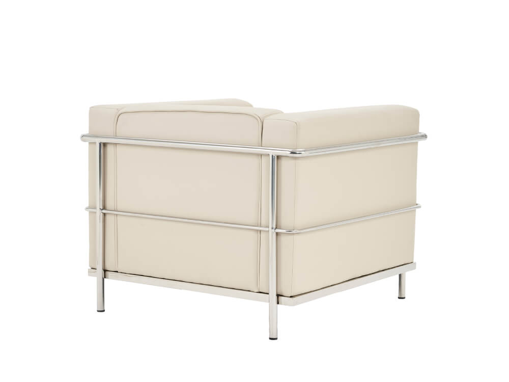 Birdie One Two And Three Seater Sofa With Stainless Steel Frame Ivory 3