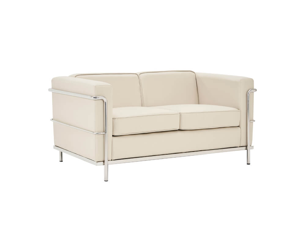 Birdie One Two And Three Seater Sofa With Stainless Steel Frame Ivory 5