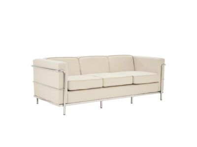 Birdie One Two And Three Seater Sofa With Stainless Steel Frame Ivory 9