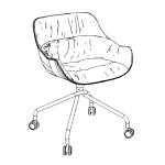 Maanami 1 – 4 Start Base Chair With Castor