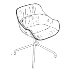 Maanami 1 – 4 Start Base Chair Without Castor