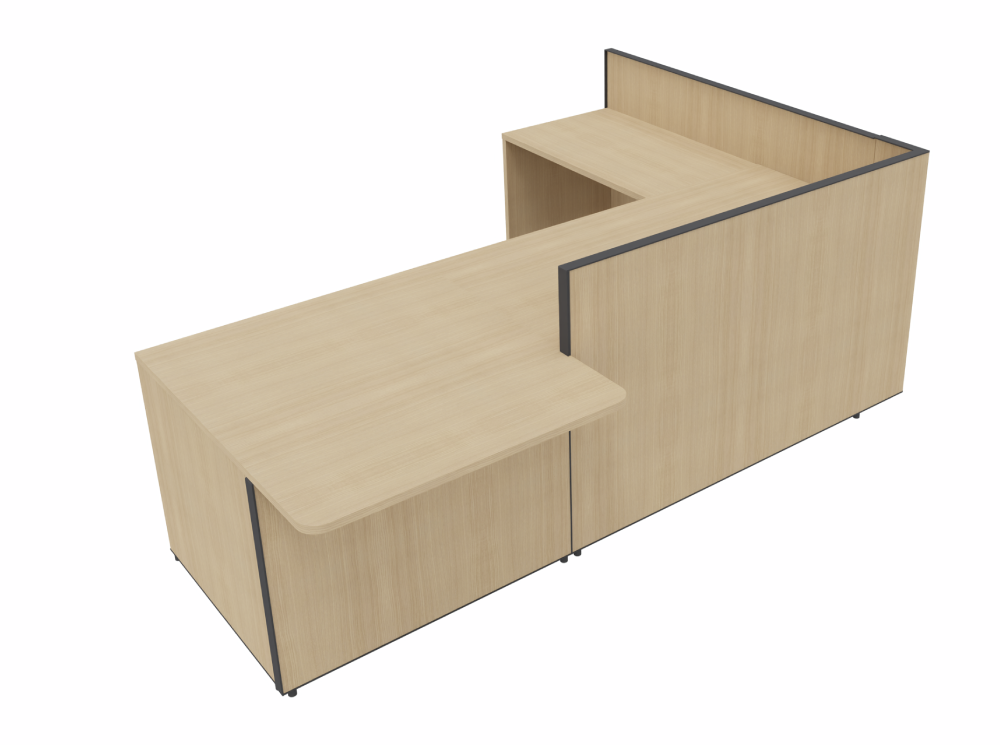 Oriana 1 – Melamine Reception Desk With Return And Dda Access Unit 05 Img