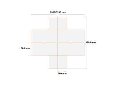 Titian Double Bench Desk For 2, 4 And 6 Persons With Return Dims 1