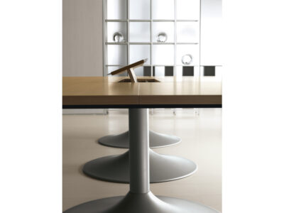 Vittoria Round, Square And Rectangular Shaped Meeting Table With Multiple Legs 2