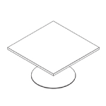 Square Shaped Table (4 Persons)