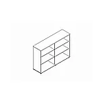 Alba Bookcase L1600 X H1129