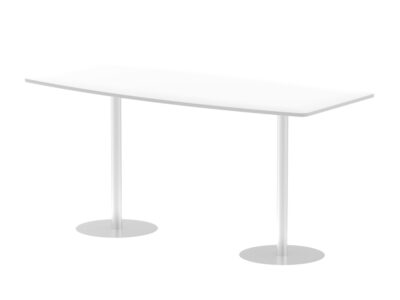 Alonzo Round, Square, Rectangular, D End And Barrel High Gloss Meeting Table With Multiple Height 8