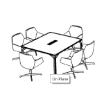 Small Rectangular Shape Table (6 Persons) + 6 Chair