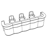 L3874 x D841 x H1103 + 1, 2 or 3 Chair