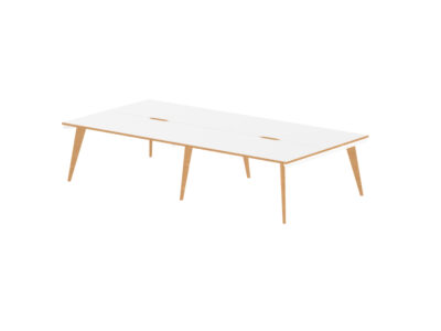 Margot 3 Back To Back Bench Desk For 2, 4 And 6 Persons 4