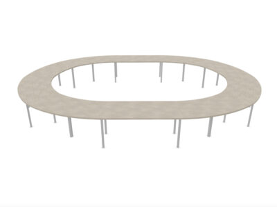 Maso 2 Round And Oval Shaped Meeting Table 8