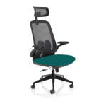 Matilde – Executive Mesh Chair With Headrest Maringa Teal