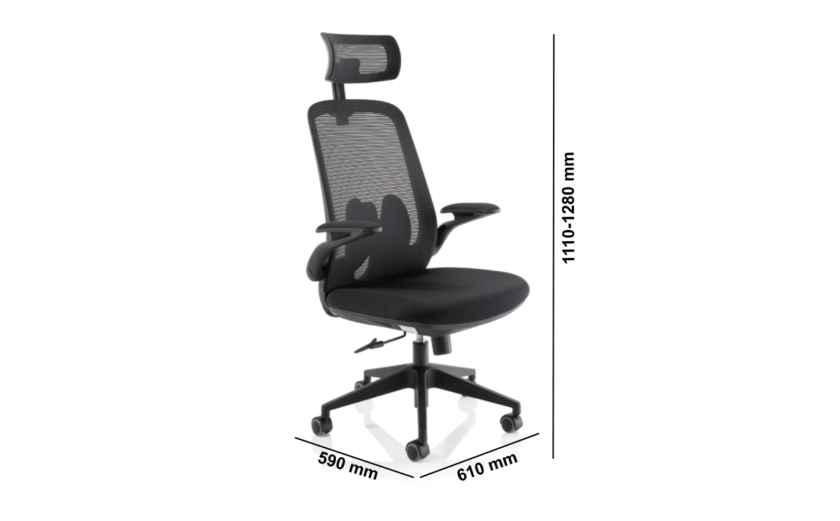 Matilde – Executive Mesh Chair With Headrest Middle