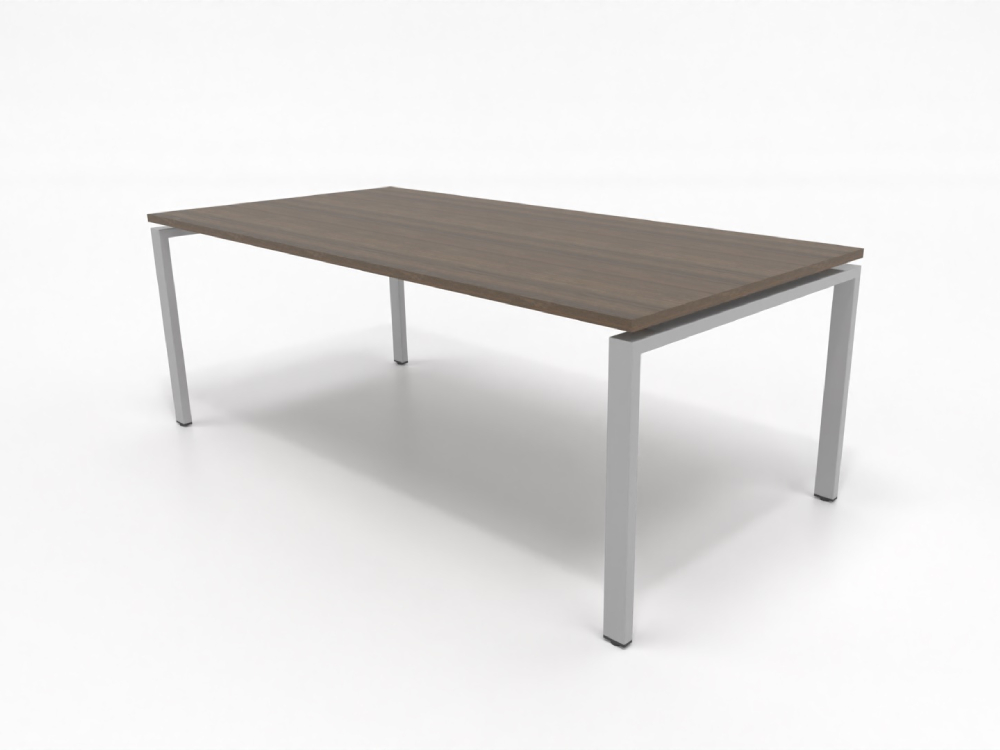 Rico 4 – Melamine Glass Top Rectangular And Barrel Shaped Meeting Table 2