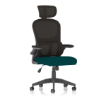 Sofia 1 – Task Operator Mesh Back Fabric Seat With Headrest Maringa Teal