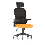 Sofia 1 – Task Operator Mesh Back Fabric Seat With Headrest Senna Yellow