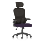 Sofia 1 – Task Operator Mesh Back Fabric Seat With Headrest Tansy Purple