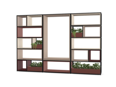 Feb Bookcase With Optional Cubby Unit And Plant Box 8