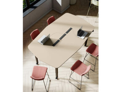 Jax – Height Adjustable Meeting Table With Optional Hoop Leg 3