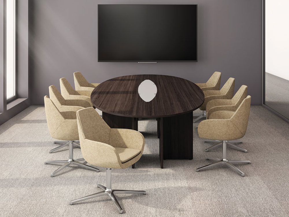 Luca 4 – Elliptical Shape Meeting Table 1