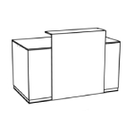 Luxor – Elegant Reception Desk Sketch Small 1