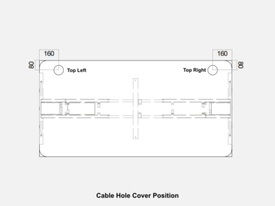 Nuvalia Cable Hole Cover Position