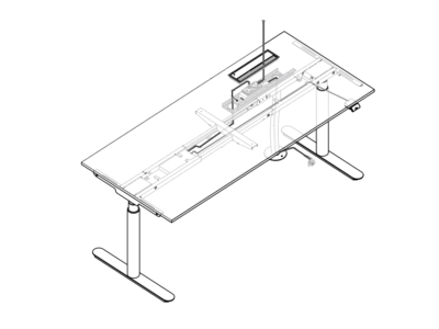 Nuvalia – Height Adjustable Executive Desk With Optional Credenza 001 (1)