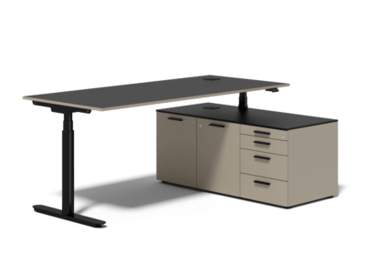 Nuvalia – Height Adjustable Executive Desk With Optional Credenza03