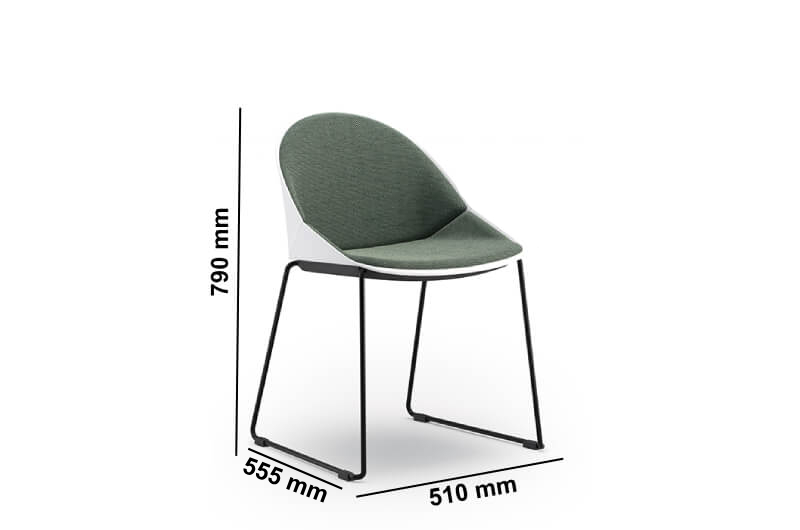 Octo Mutlipurpose Plastic Shell Chair Size