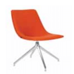 L720 x D720 x H810 (Metal Pyramid Swivel Breakout Chair)