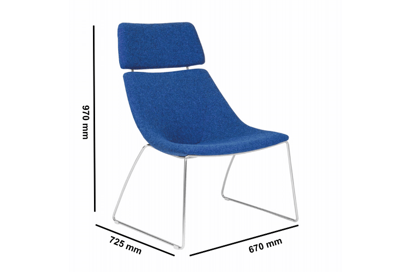 Ercolo - Visitor and Lounge Chair Dimensions Img