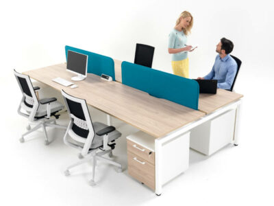 Lima 1 Double Bench Desk For 2, 4 And 6 Persons With U, A Or O Legs 13